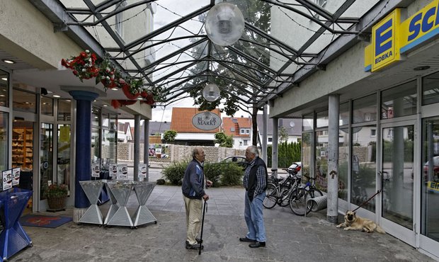Bestehende Edeka-Filiale in der Ortsmitte von Rommelhausen.