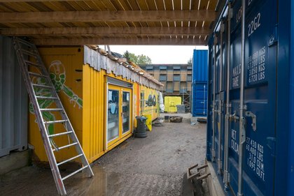 Preisgekrönte Container-City.