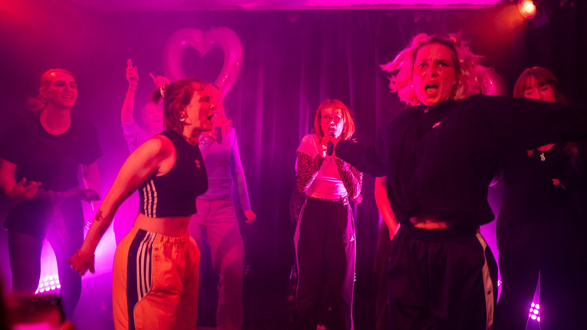 ... und rappen begeistert mit.