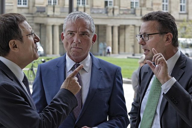 CDU unter sich: Wolfgang Reinhart (von links), Thomas Strobl, Peter Hauk. 