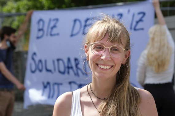 Auch Franziska Schulz ist nach Kurdistan gereist, als Teil der "Internationalen Delegation für Frieden und Freiheit". Foto: Joachim E. Röttgers Auch Franziska Schulz ist nach Kurdistan gereist, als Teil der "Internationalen Delegation für Frieden und Freiheit". Foto: Joachim E. Röttgers