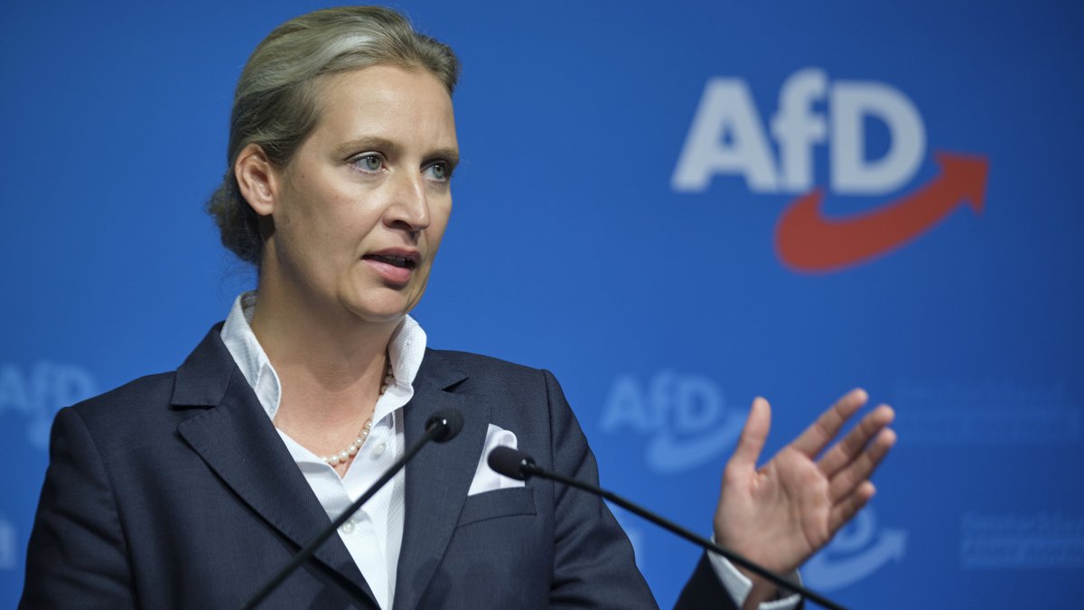 Eine lesbische Parteichefin einer queerfeindlichen, rechtsextremen Partei. Foto: Joachim E. Röttgers 