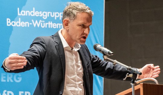 Sollte dieser Mann (Björn Höcke) tatsächlich Ministerpräsident von Thüringen werden? Foto: Jens Volle