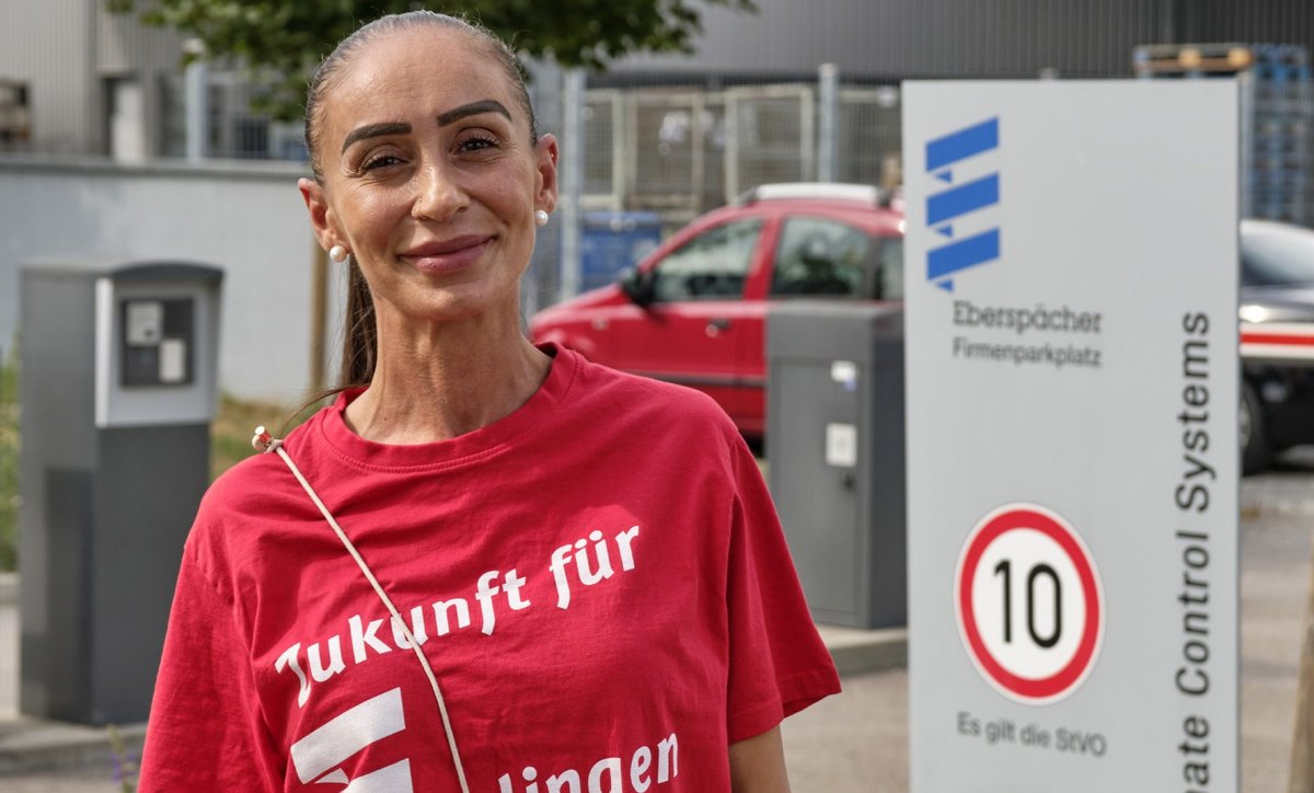 Filiz Sefer war voll dabei beim Arbeitskampf. Auch ihr hat Eberspächer inzwischen gekündigt. Fotos: Joachim E. Röttgers