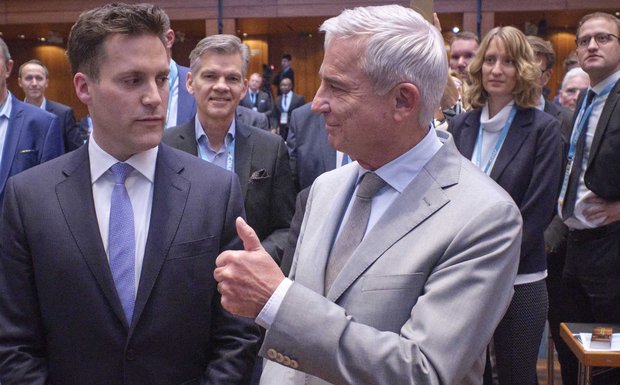 Manuel Hagel (l.) und Thomas Strobl (r., hier beim jüngsten CDU-Landesparteitag) stehen Seit' an Seit' gegen Stern und Binnen-I. Foto: Joachim E. Röttgers