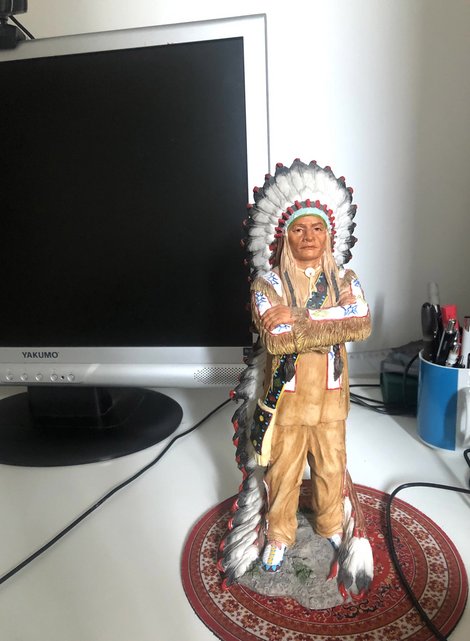 Sitting Bull, Häuptling und Sparringspartner. Foto: Joe Bauer