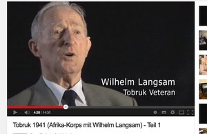 Wilhelm Langsam in einem Youtube-Film. Screenshot
