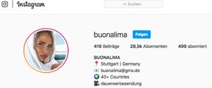 Die Insta-Profile der beiden Influencerinnen.