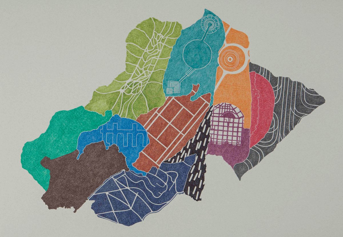 Stuttgart-Nord: Jeder Teilbezirk des Stadtteils hat seine eigenen Merkmale, etwa das Hellgrün für den Killesbergpark, Ocker für den Leibfriedschen Garten oder mittelbraun für Doggenburg und Tennisplätzen Stuttgart-Nord: Jeder Teilbezirk des Stadtteils hat seine eigenen Merkmale, etwa das Hellgrün für den Killesbergpark, Ocker für den Leibfriedschen Garten oder mittelbraun für Doggenburg und Tennisplätzen