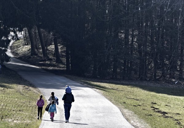 Geflüchtete Familie bei der LEA Messstetten.
