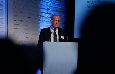 Walter Rogg bei der IBA-Auftaktveranstaltung. Foto: WRS/Christian Hass