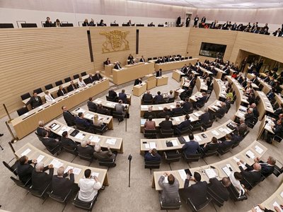 Glattes Parkett für Populisten: der Landtag.