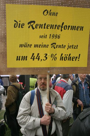 Bild von 2004. Seither ist das Rentenniveau weiter gesunken.