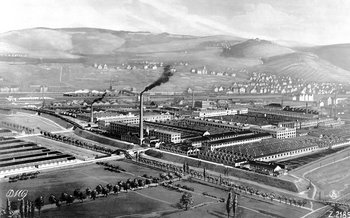 Untertürkheim in den Zwanzigerjahren. Foto: Daimler