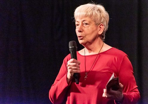 Die Theatermacherin Nelly Eichhorn. Foto: Jens Volle