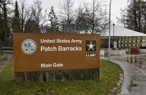 Bitte nicht fotografieren: Patch Barracks in Stuttgart.