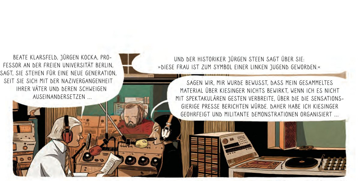 Jahre später erzählt Beate Klarsfeld in einem Radio-Interview, wie es zur Ohrfeige kam. Jahre später erzählt Beate Klarsfeld in einem Radio-Interview, wie es zur Ohrfeige kam.