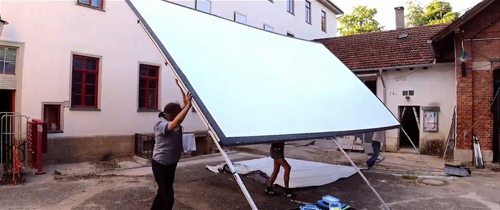 Auf dieser Leinwand sollte Wim Wenders' "Im Lauf der Zeit" nicht laufen. Auf dieser Leinwand sollte Wim Wenders' "Im Lauf der Zeit" nicht laufen.