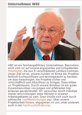 Geologe Walter Wittke. Screenshot: wbi-online.de