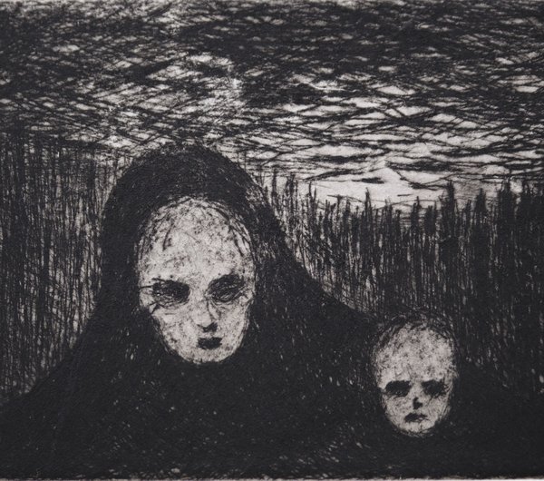 Eines von Alfred Hagenlochers eigenen Kunstwerken.