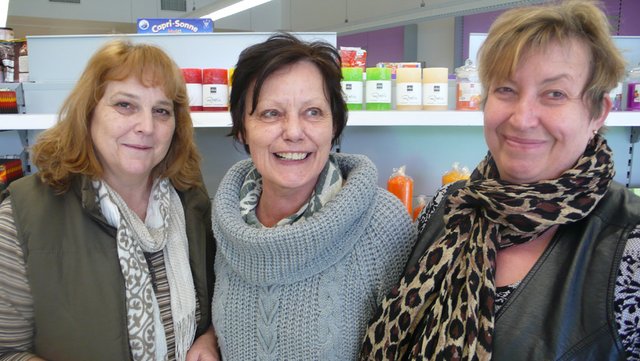 Drehpunkt-Trio in Bietigheim, vlnr: Birgit Schubert, Marina Juhrich, Rosina Fuhrmann. Foto: Kontext