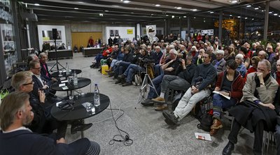 Volles Haus bei der Kontext-Podiumsdiskussion zum Wasserwerferprozess. Foto: Joachim E. Röttgers
