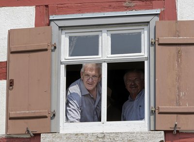 Fensterln mit Winfried Kretschmann.
