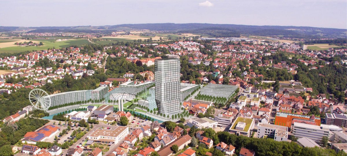 Der Mäzen hatte da eine Idee – dann aber kamen ihm Nopper und der Gemeinderat in die Quere. Visualisierung: Riva