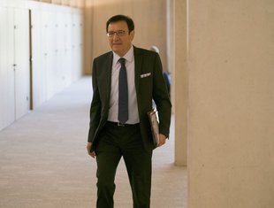 Landtagslangstreckenläufer Reinhart.