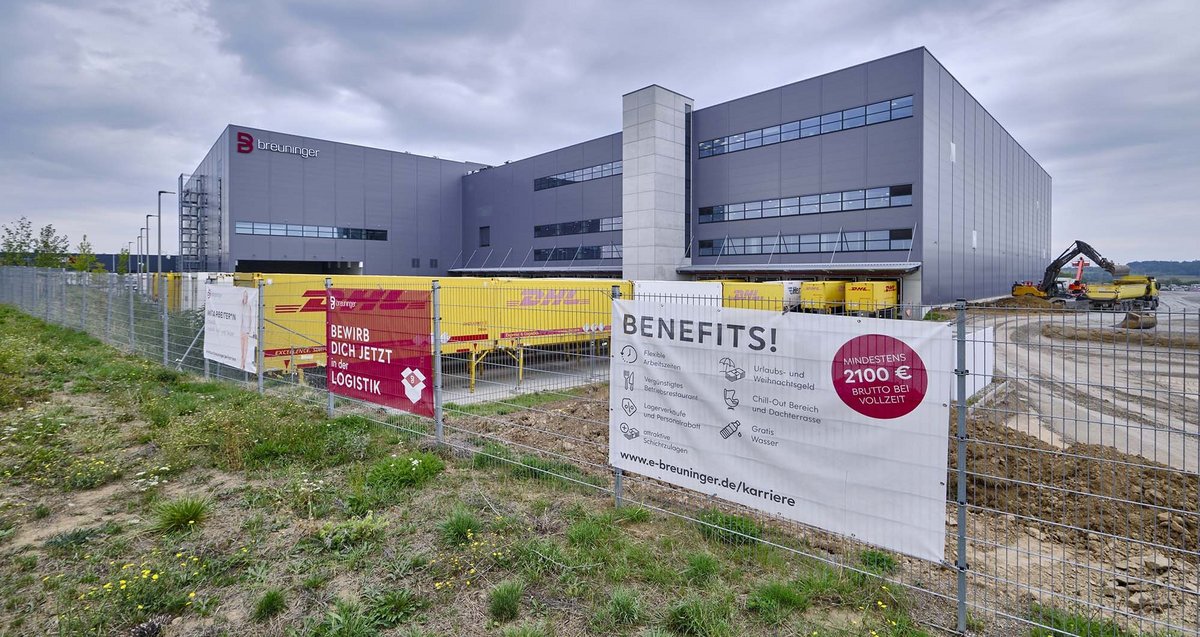 Das Lager von Breuninger in Sachsenheim. Foto: Joachim E. Röttgers