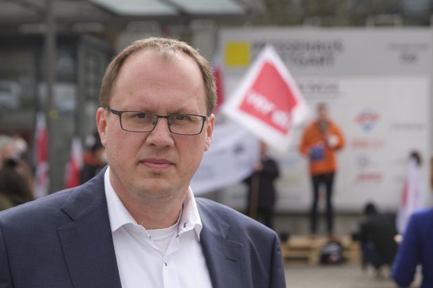 Kai Burmeister, Vorsitzender des DGB Baden-Württemberg.