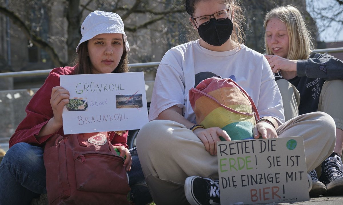 Die Fridays haben wirklich alle Argumente auf ihrer Seite. Mehr vom Globalen Klimastreik am 25. März mit Klick aufs Bild. Fotos: Joachim E. Röttgers