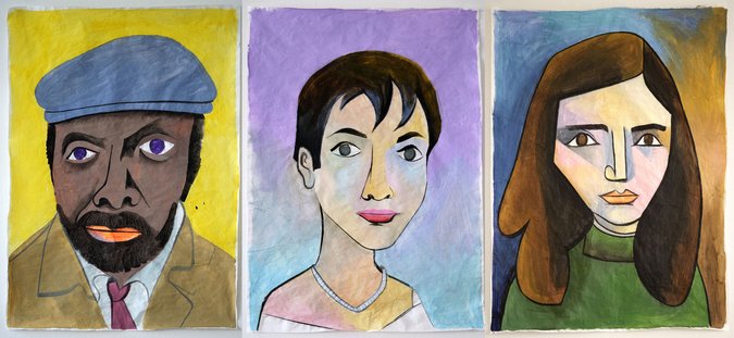 LeRoi Jones alias Amiri Baraka, Hettie Jones und Diane di Prima. LeRoi Jones alias Amiri Baraka, Hettie Jones und Diane di Prima.