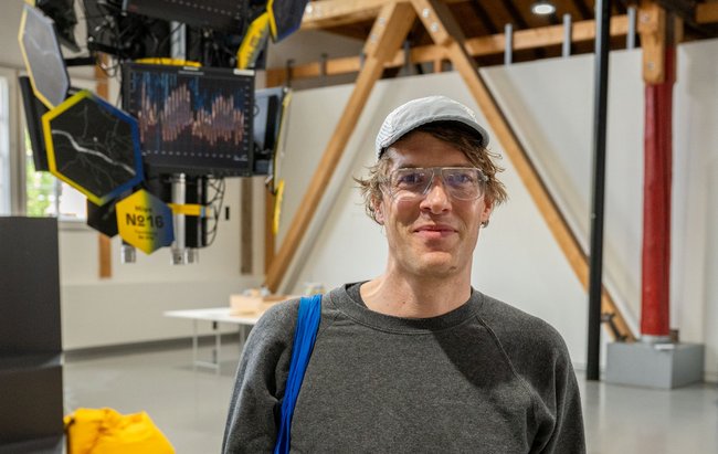 Lars Neckel, Mitglied des Projekts BeeDAO. Lars Neckel, Mitglied des Projekts BeeDAO.