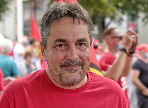 Eberspächer-Mitarbeiter Jens Lepschy findet, das Management  habe gepennt.