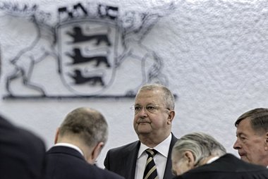 Wiedeking im Landgericht.