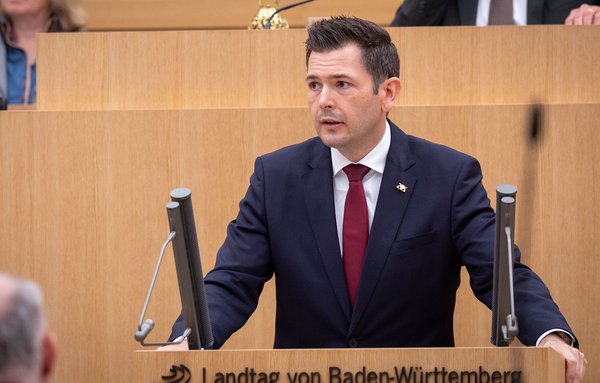 CDU-Fraktionschef Tobias Vogt hat das Rehaugen"-Video noch nicht verarbeitet. Foto: Julian Rettig