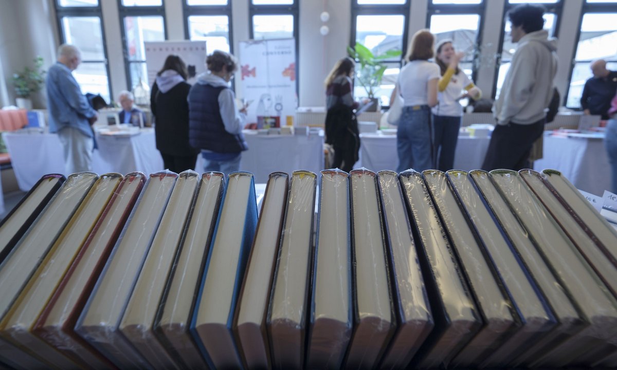 Beim "Blütenrausch", dem Markt der unabhängigen Verlage.