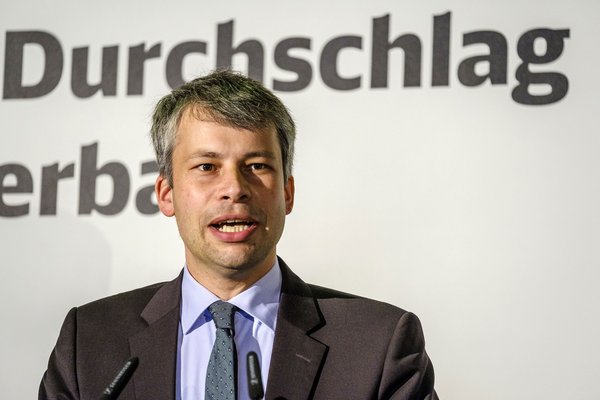 Tunnel-Fan: Steffen Bilger, Staatssekretär im Bundesverkehrsministerium. Tunnel-Fan: Steffen Bilger, Staatssekretär im Bundesverkehrsministerium.