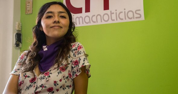 "Cimac"-Journalistin Berenice Chavarria Tenorio.