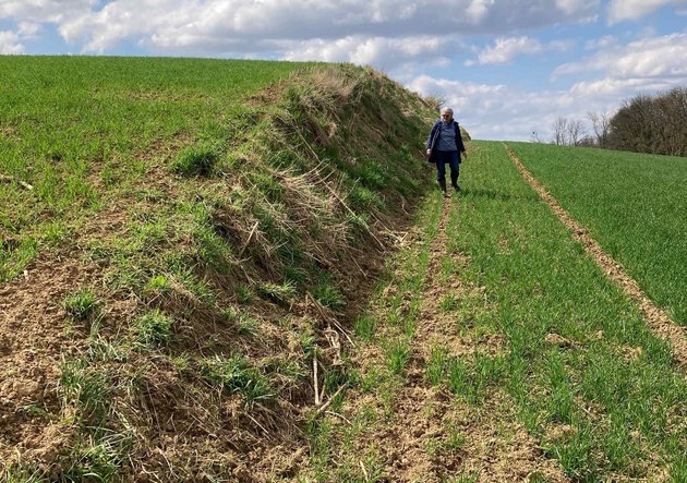 Dort lag einst die Schanzanlage. Foto: Gunter Haug