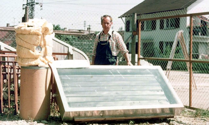 Der Sasbacher Tüftler und Solarpionier Werner Mildebrath. Foto: Meinrad Schwörer