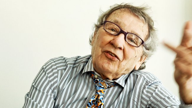 Kontext-Wetterer Peter Grohmann – nächstes Mal wieder mit Video. Foto: Martin Storz