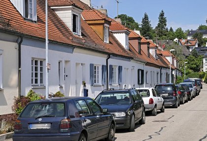 Paul Schmitthenners Schnödenecksiedlung, 1919 für den Bau- und Sparverein Sindelfingen erbaut.