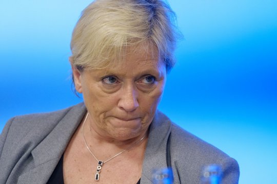 Wahlkampfbedingt flexibel: Susanne Eisenmann.  Wahlkampfbedingt flexibel: Susanne Eisenmann.