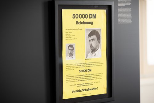 Fahndungsplakat von Odfried Hepp.