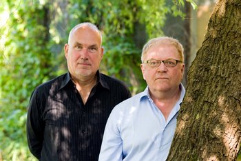 Heribert Lenz (links) und Achim Greser heute. Foto: Rainer Wohlfahrt