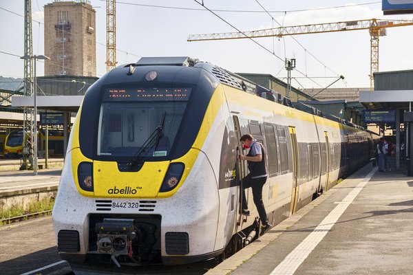 Noch fährt dieser Lokführer für Abellio.