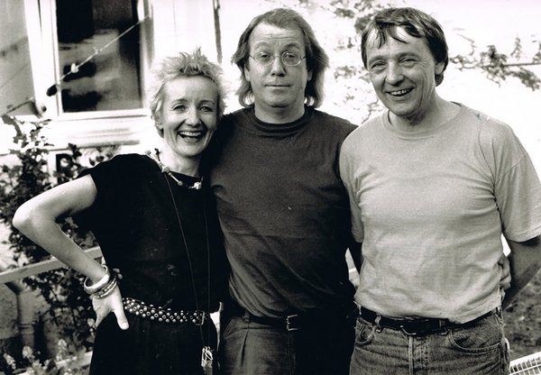 Theaterhaus-Gründer:innen Gudrun Schretzmeier, Werner Schretzmeier und Peter Grohmann (von links) Mitte der 1980er. Foto: Andreas Weise