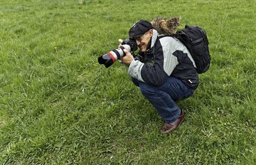 Der Fotograf und die Katze.